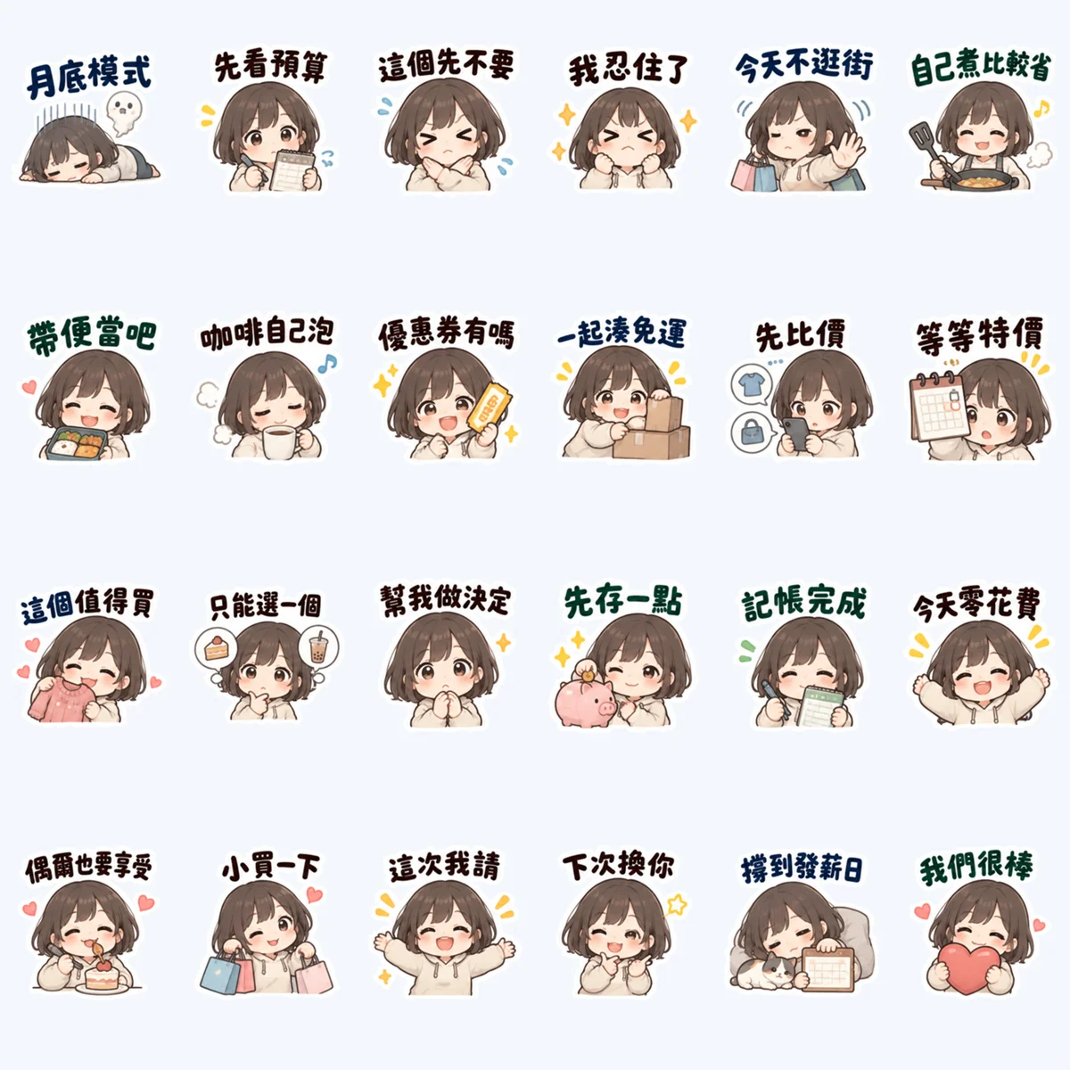 女の子の月末節約生活 — 24枚のプレビュー