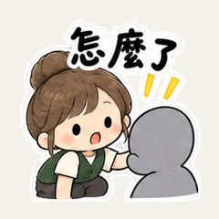 お団子ヘア女子の親友ヘルプ