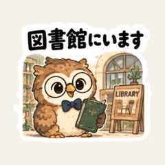 นกฮูกคุยเรื่องห้องสมุด