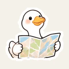 遅れそうな白いガチョウ