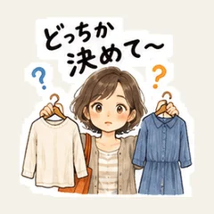 どっちか一緒に決めて